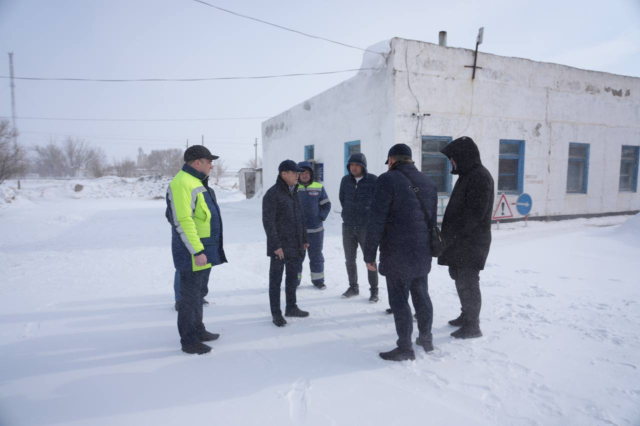 Марат Карабаев Ақмола облысы Державинск қаласындағы жол пайдалану пунктінің жұмысын тексерді.