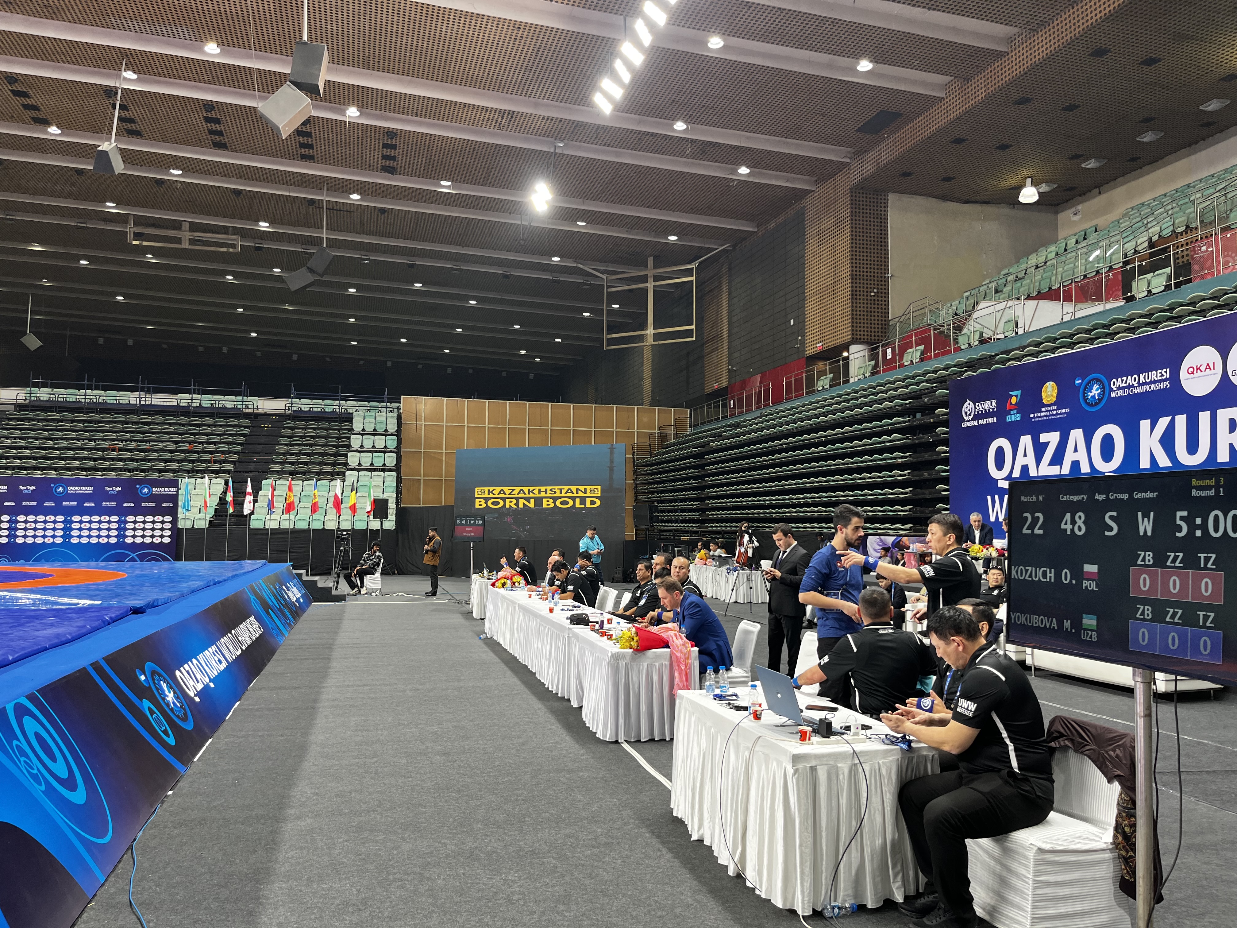 Kazakhstan Born Bold Media Campaign Featured at the Qazaq Kuresi World Championship in India