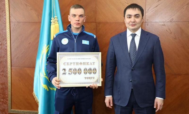 Қарағандыда қысқы Азия ойындарының жеңімпаздары марапатталды