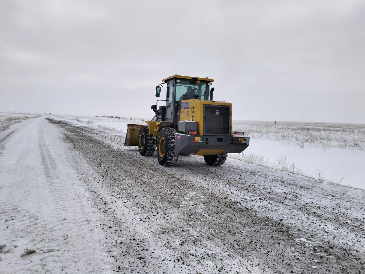 Облыста қардан тазалау жұмыстары жүруде