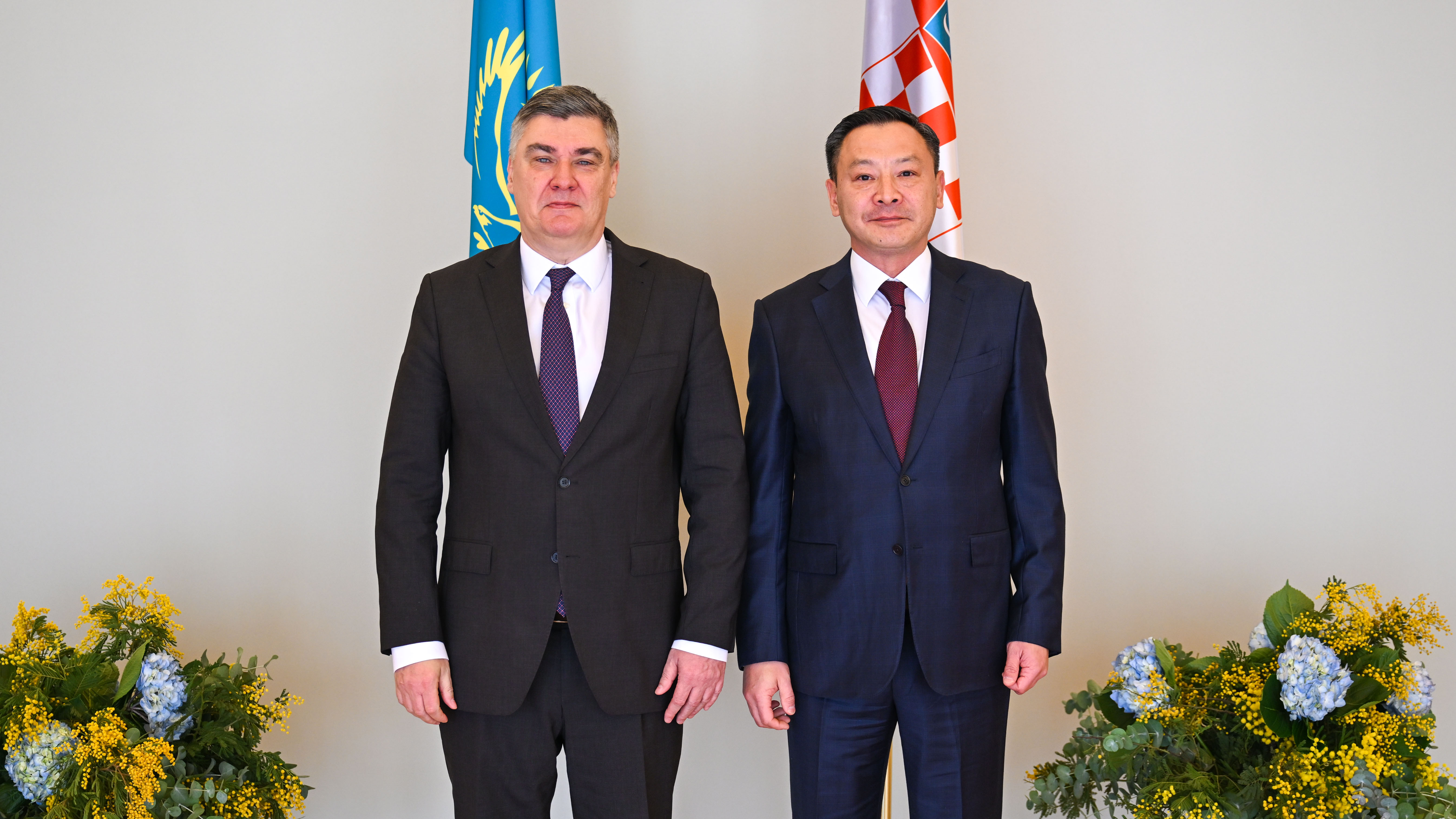 Ambassador of Kazakhstan presented Credentials to the President of Croatia