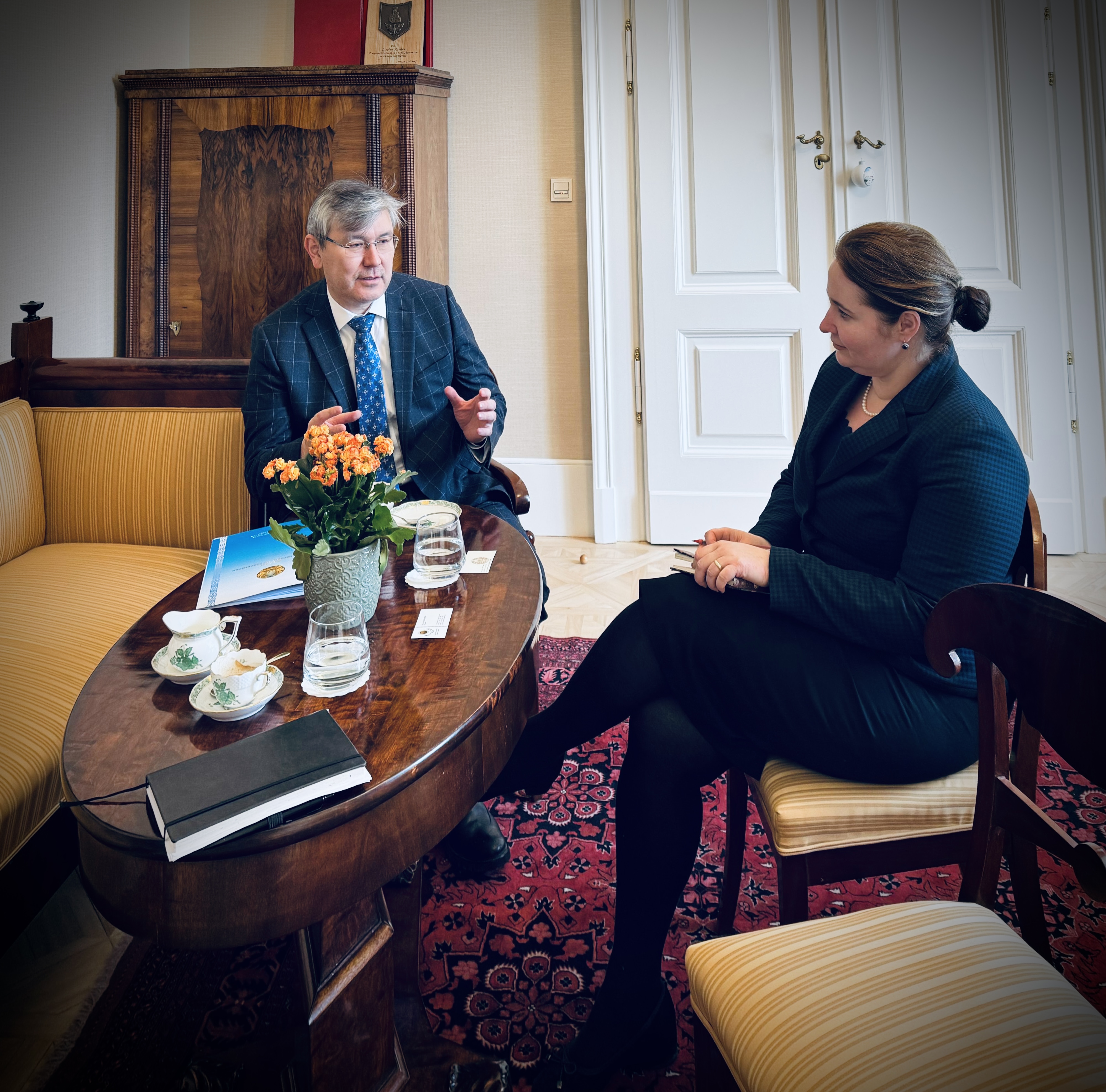 A Sándor Palotában tartott találkozóról