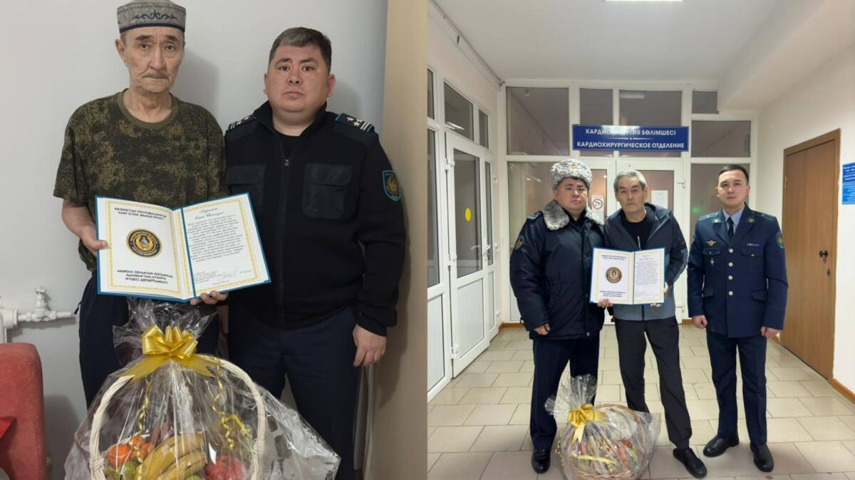 Қызмет ардагерлеріне Ақмола облысы бойынша ҚАЖД басшысы барды