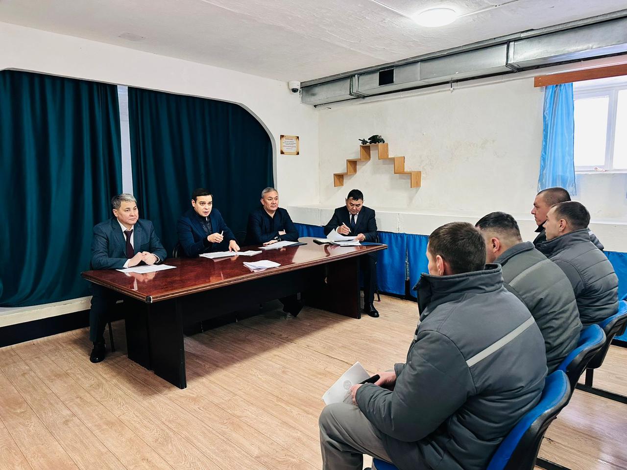 Уполномоченный по правам человека Республики Казахстан Ластаев А.Е. посетил учреждение №2 столичного Департамента УИС