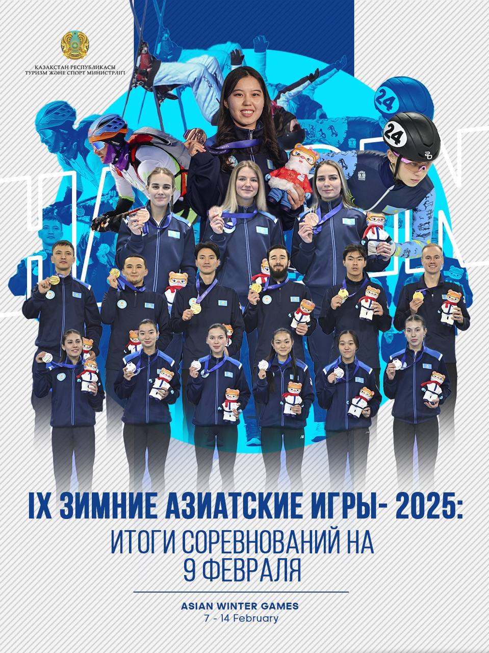 IX Зимние Азиатские игры – 2025: Результаты соревнований на 9 февраля
