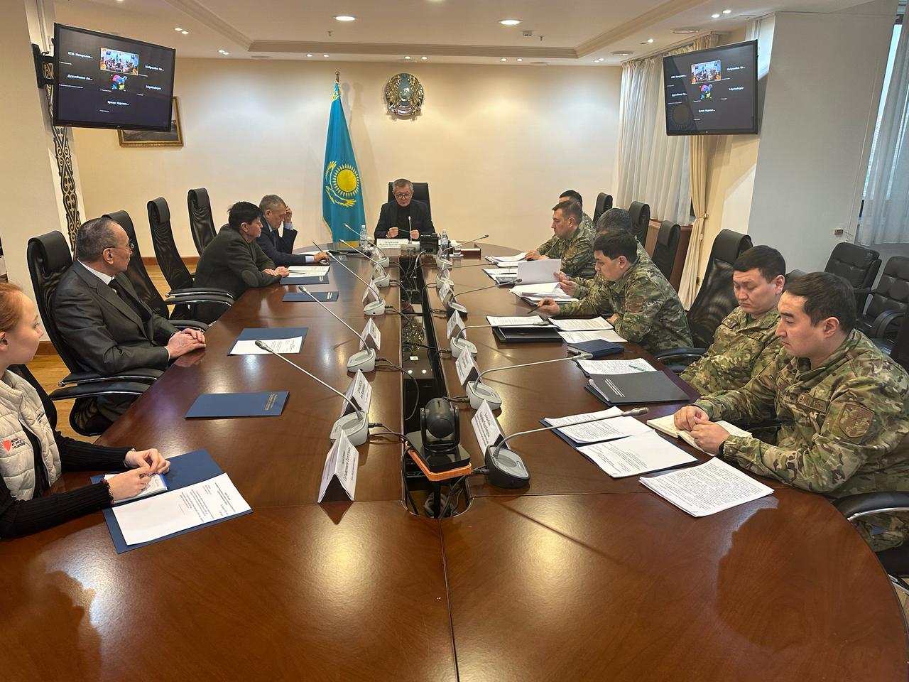 Азаматтық қорғау органдарының қызметі мәселелері жөніндегі Қоғамдық кеңестің отырысы