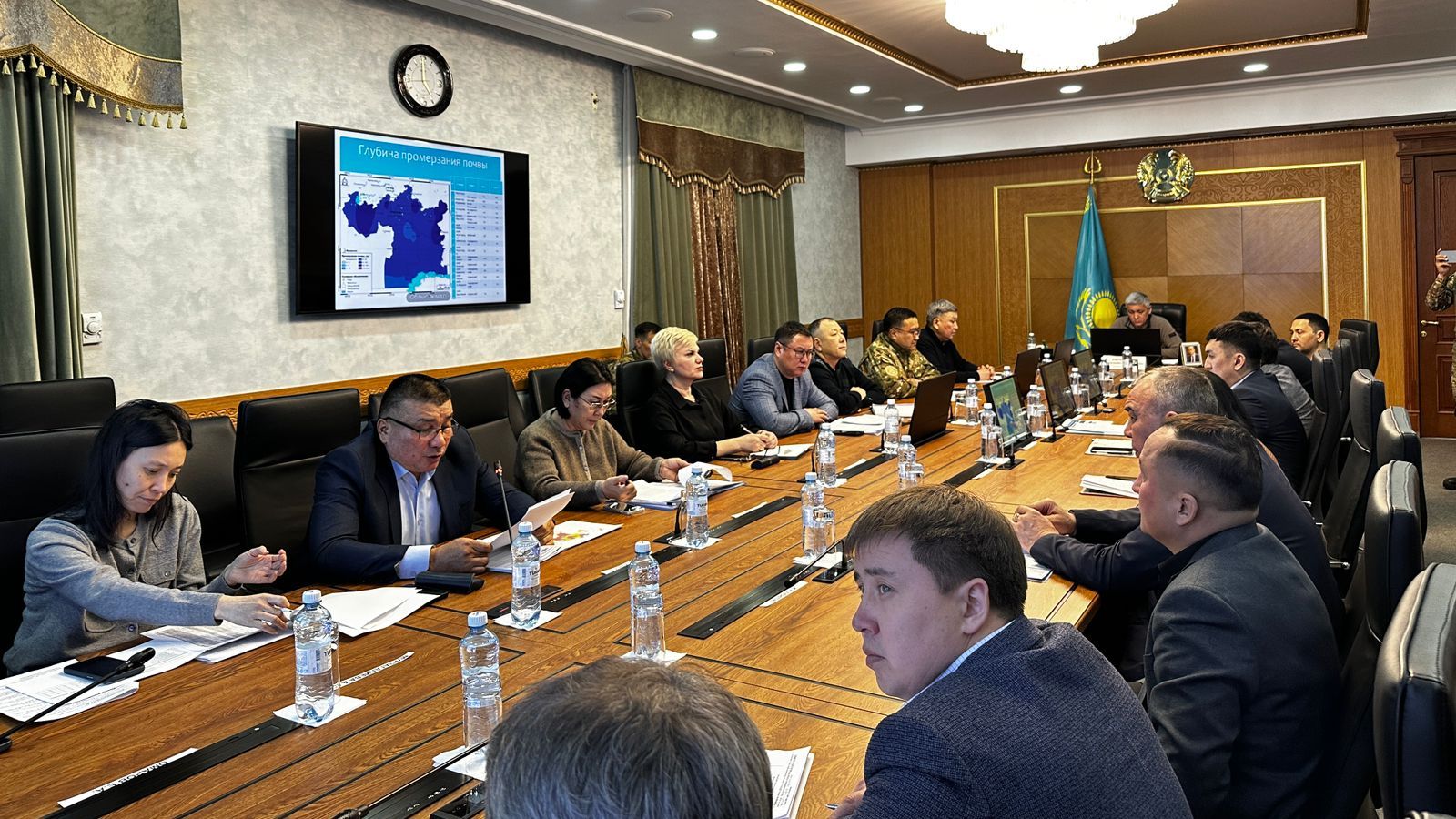Қарағанды облысының әкімдігінде су тасқынына дайындық мәселесі талқыланды