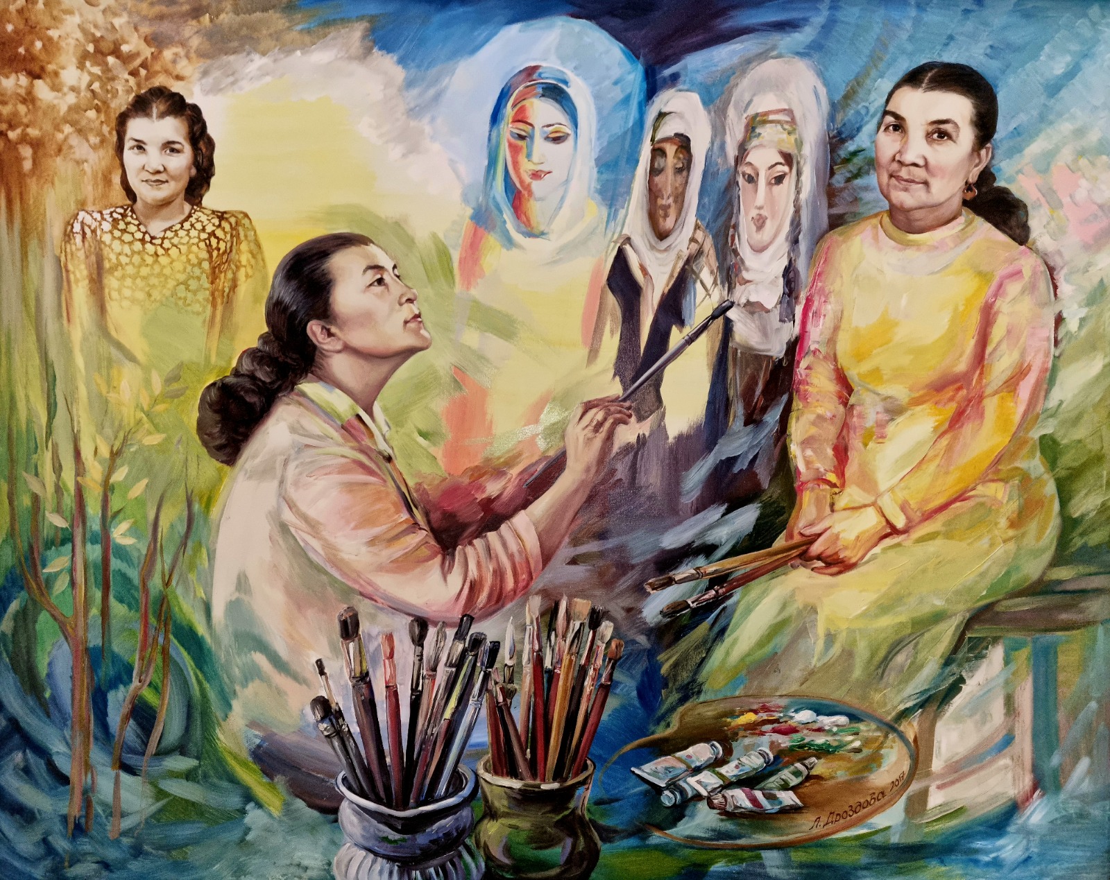 Қарағандылықтарды қазақстандық өнердегі әйел бейнесін өзгерту туралы мұражай сабақтарына шақырады