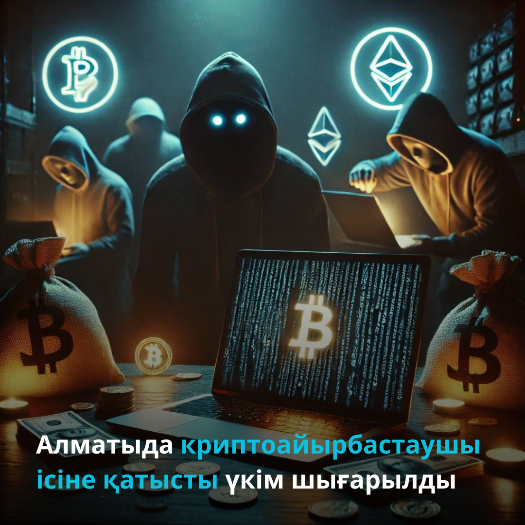 Алматыда криптоайырбастаушы ісіне қатысты үкім шығарылды: цифрлық активтер мен автокөлік тәркіленді