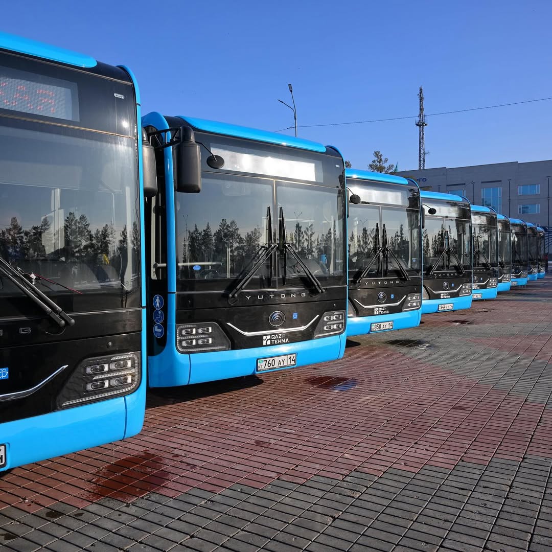 ТОО «Павлодарский автокомбинат» презентовал 20 автобусов YUTONG 2025 года выпуска