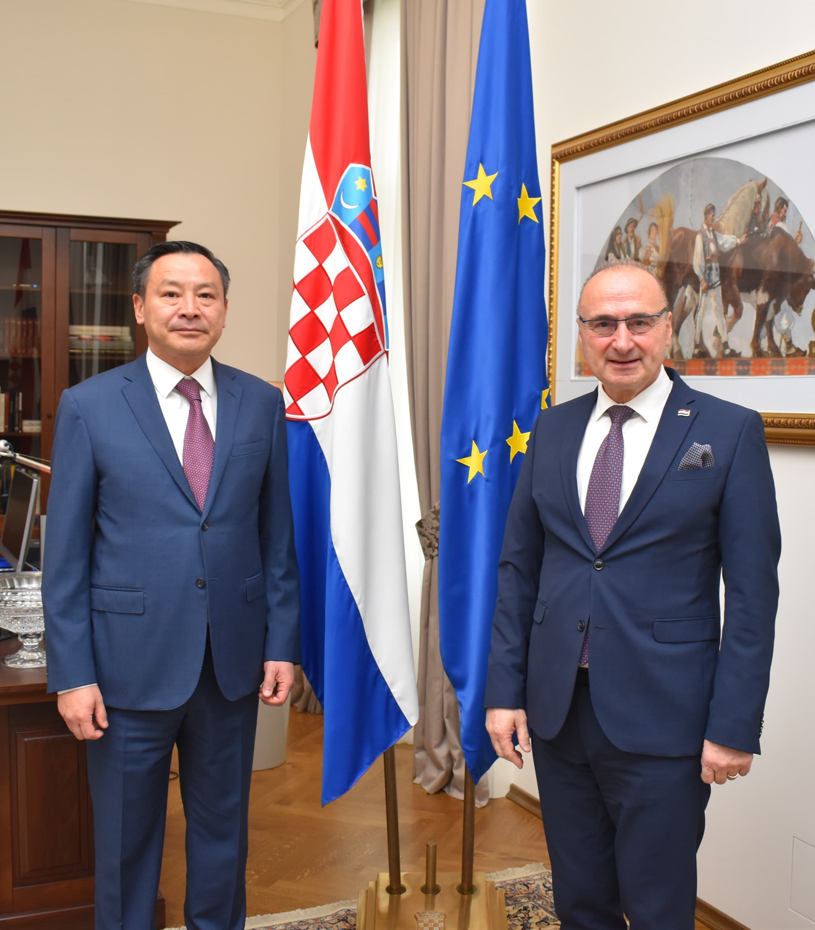 Minister of Foreign and European Affairs of Croatia to pay an official visit to Kazakhstan