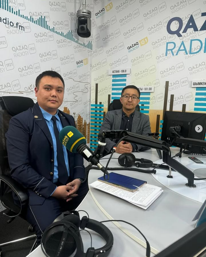 Прямой эфир на площадке «QAZAQ RADIOSY»