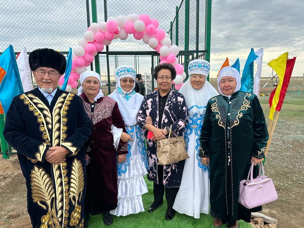 Ауылдың 90 жылдығына арналған футбол алаңы