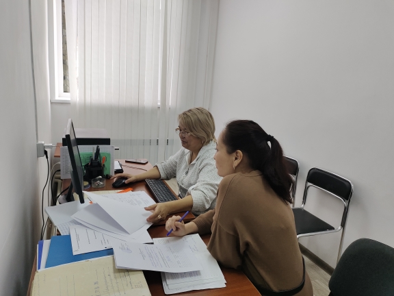 Семинар по научно-технической обработке документов для специалистов ведомственных архивов государственных учреждений Костанайского района