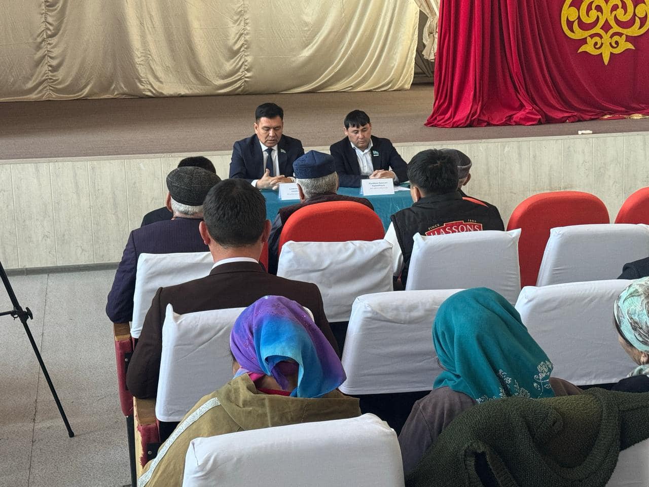 Халықпен кездесу Жеңіс ауыл округінде өтті