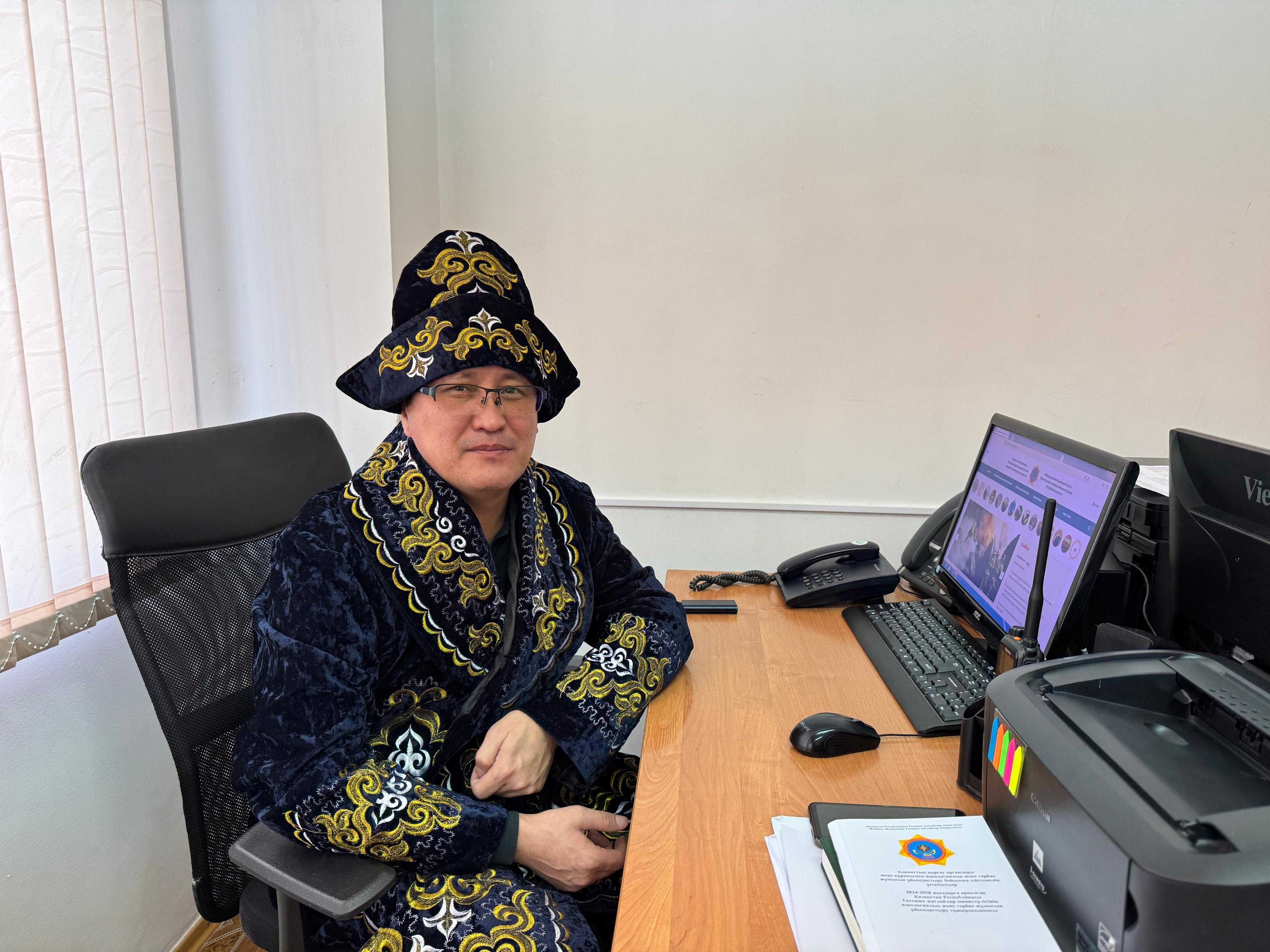 Жамбыл облысының ТЖ департаментінде Ұлттық киім күні аталып өтті