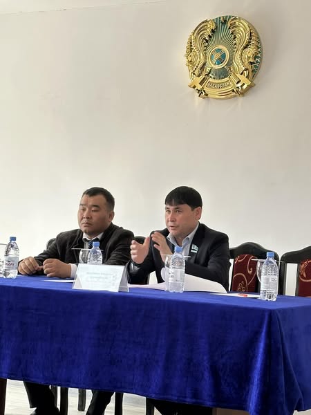 Қараспан ауыл округінде халықпен кездесу өтті