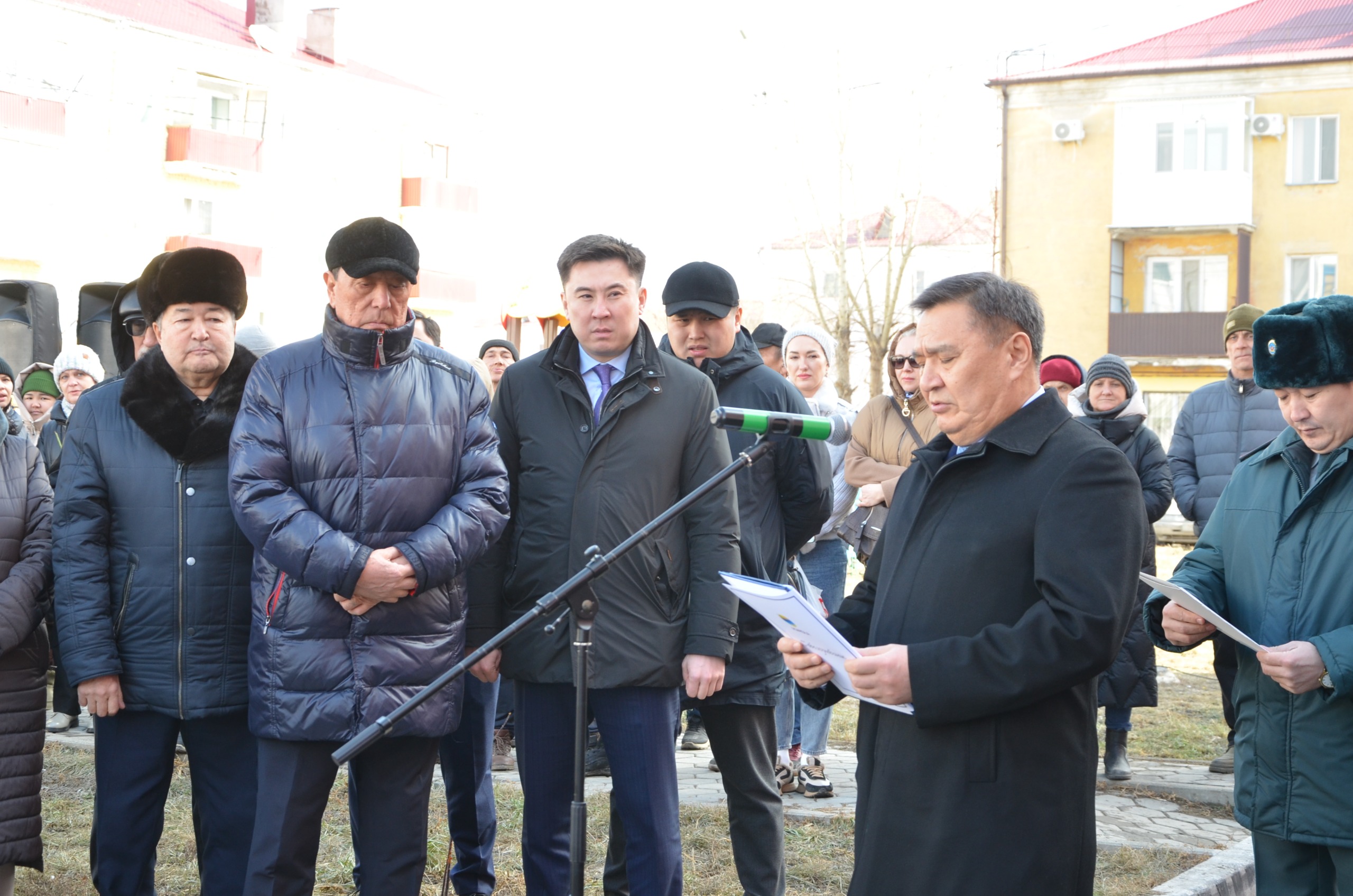 Облыс әкімі Казимир Беймартпен қоштасу рәсіміне қатысты