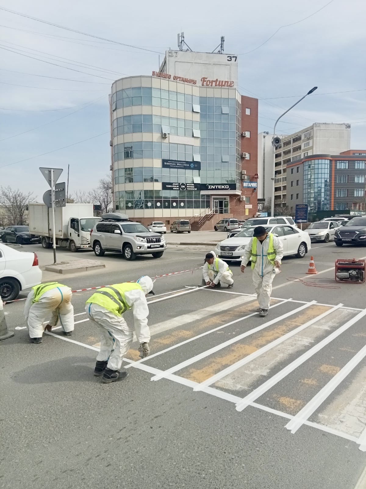 Ақтауда санитарлық тазалық жұмыстары күшейтілген режимде жүргізілуде