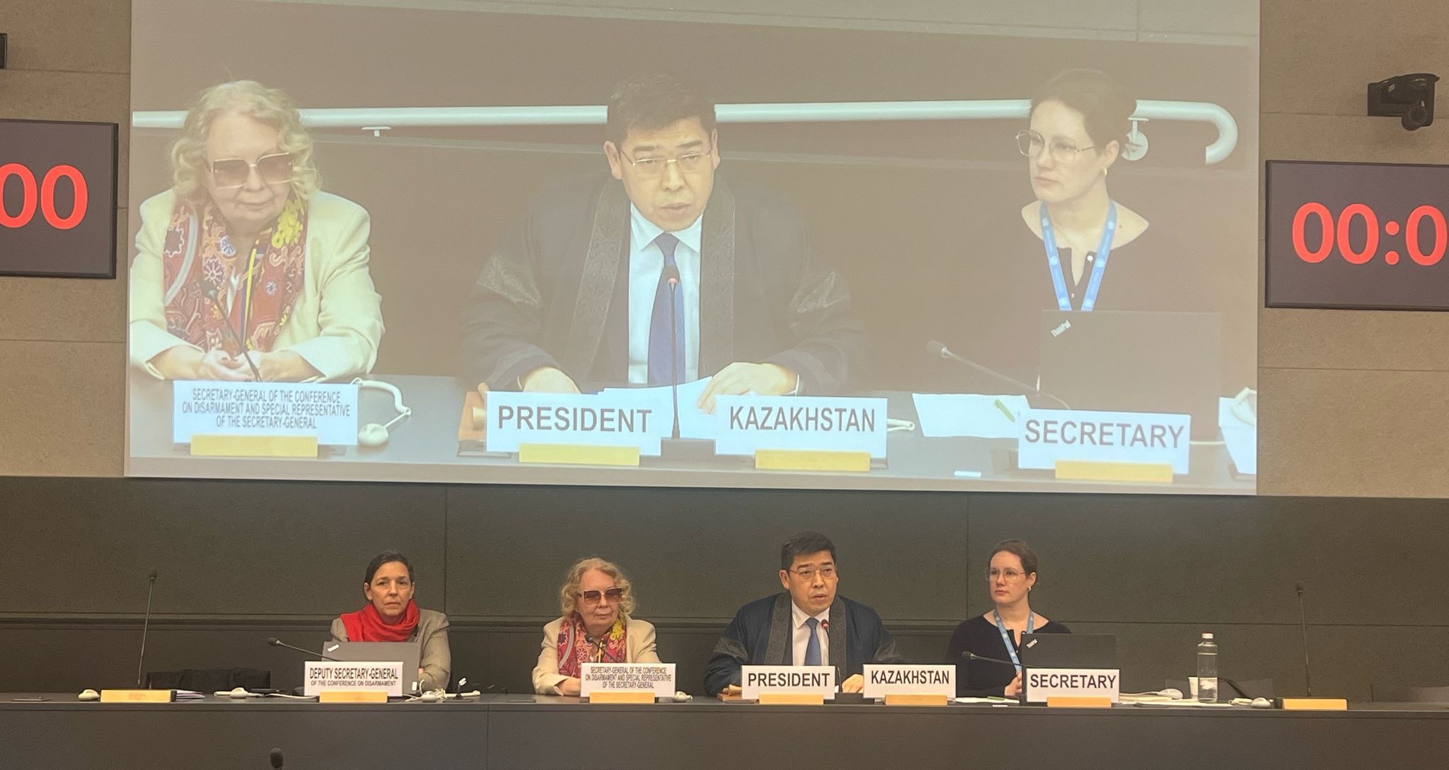 Kazakhstan Assumes Presidency of Conference on Disarmament