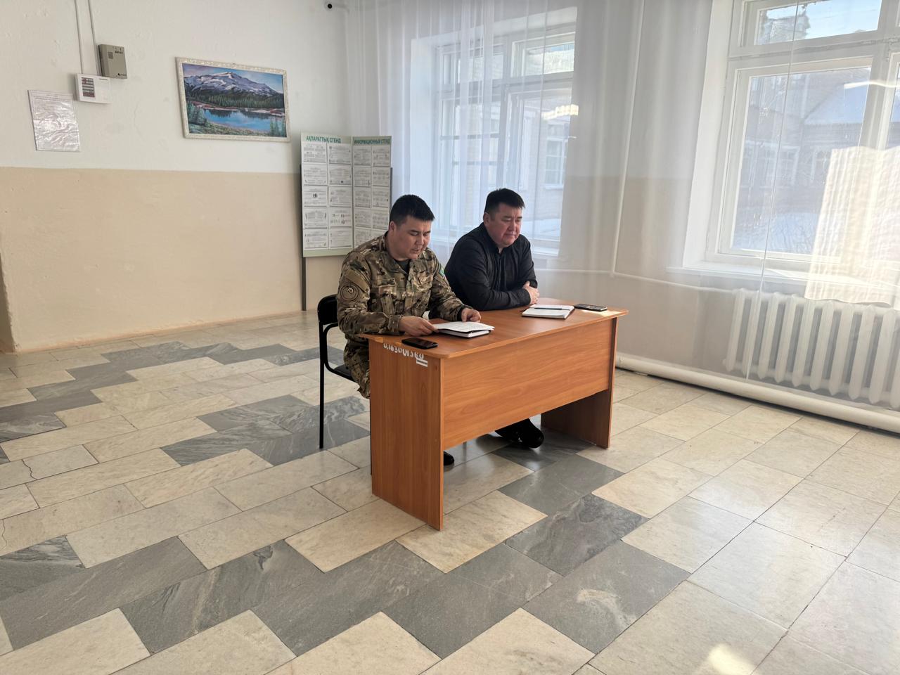 Тоқтаров ауылдық округінде Жітіқара ауданы бойынша ТЖ басшысының міндетін атқарушы А. Н. Нұртазиннің қатысуымен жергілікті қоғамдастық жиыны өтті