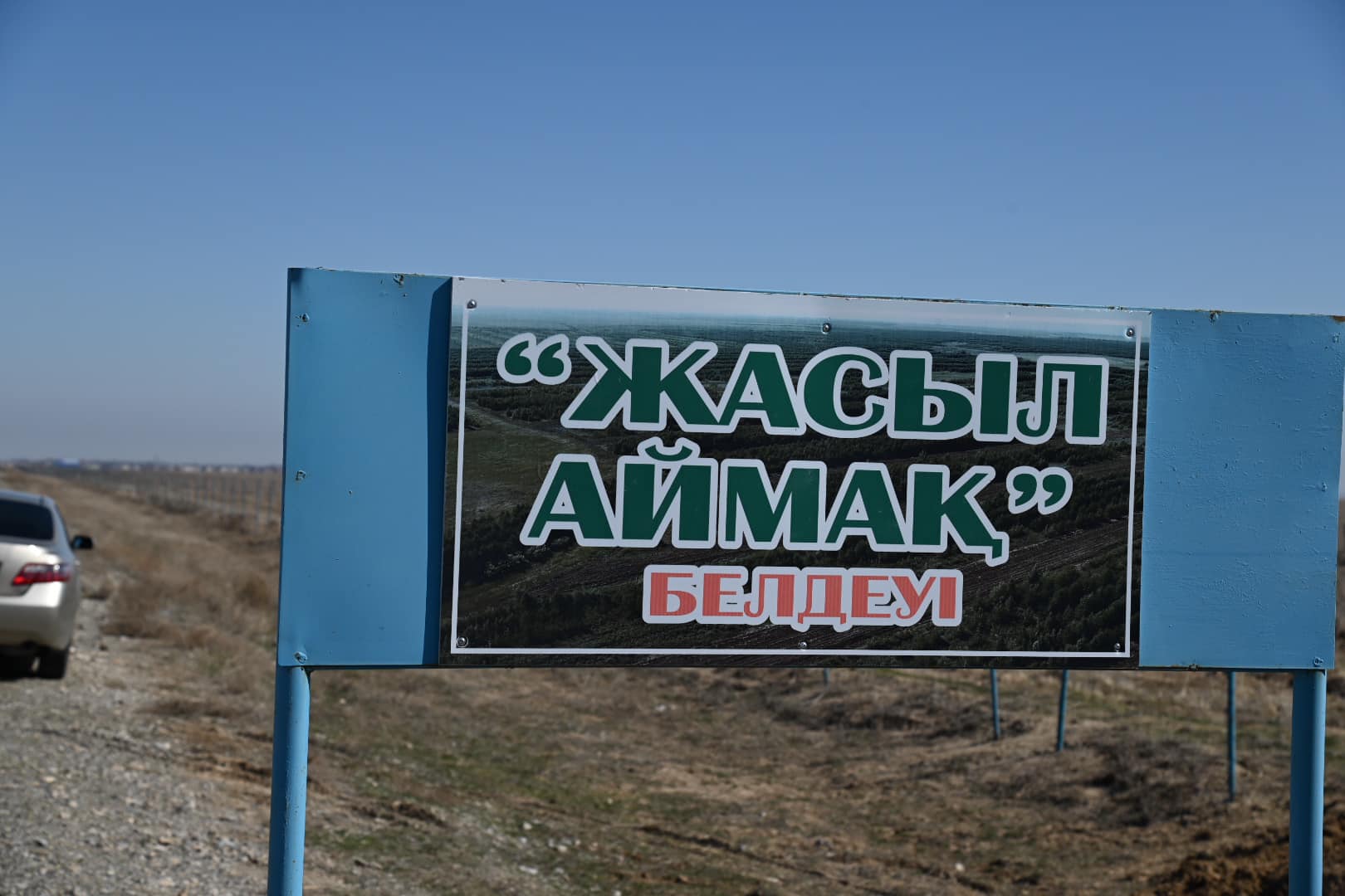 “ЖАСЫЛ БЕЛДЕУ” АУМАҒЫ 2 ШАҚЫРЫМҒА АРТЫП, 2500-ГЕ ЖУЫҚ ТАЛ КӨШЕТТЕРІ ОТЫРҒЫЗЫЛДЫ