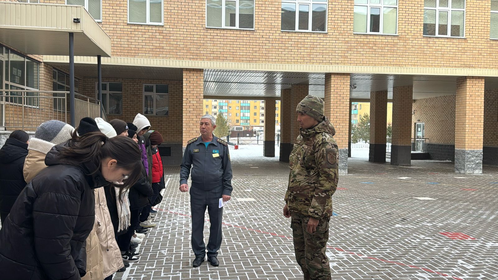 ТЖ алдын алу бойынша эвакуациялық оқу-жаттығу өтті