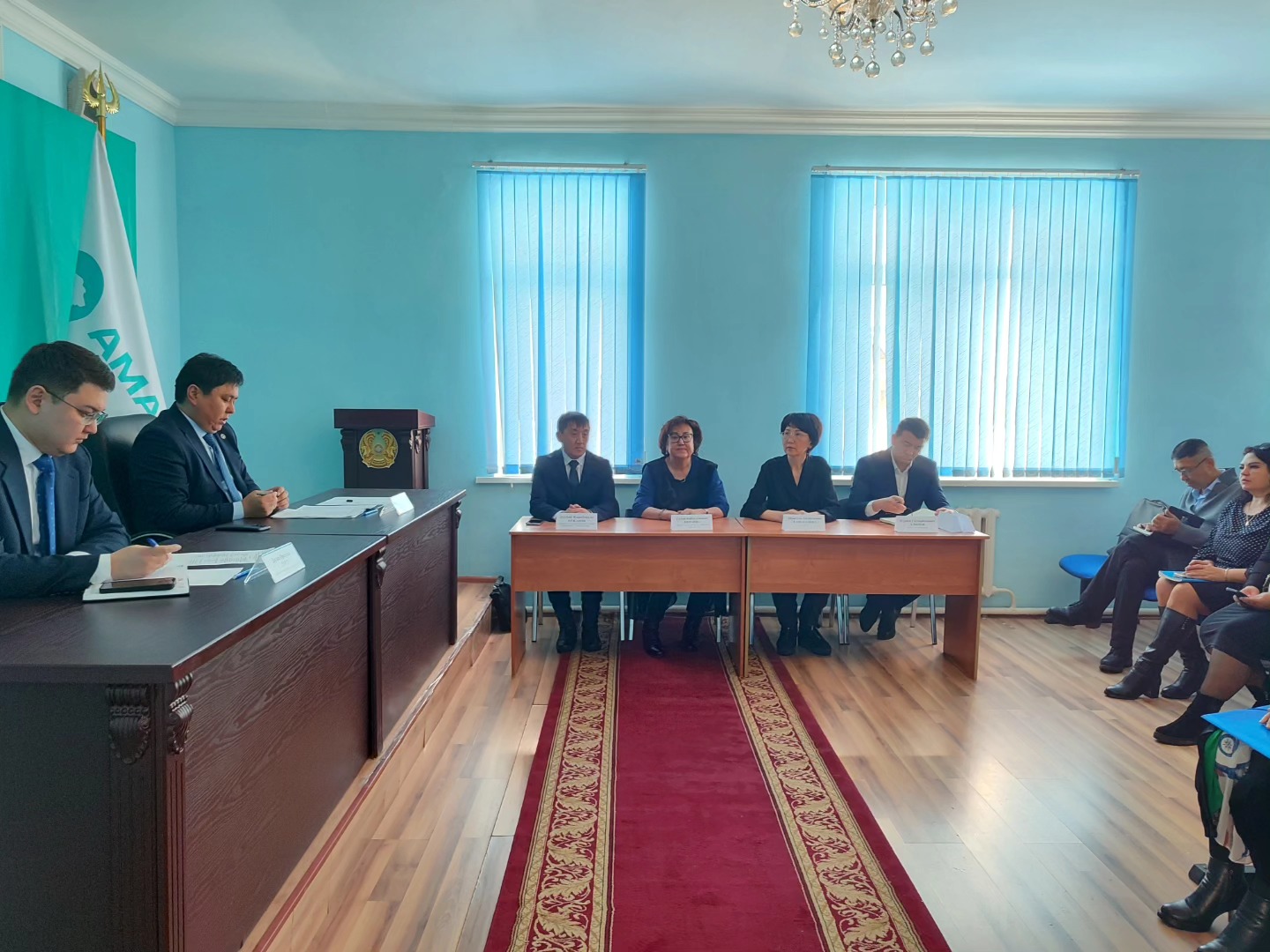 Әділет Департаменті басшысының Целиноград ауданының тұрғындарымен кездесу