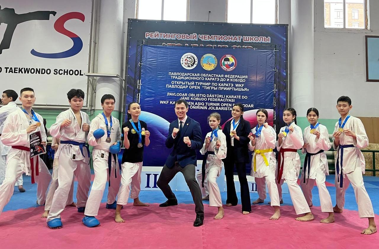 WKF каратэ бойынша облыстық біріншіліктегі жігерліктердің жетістігі