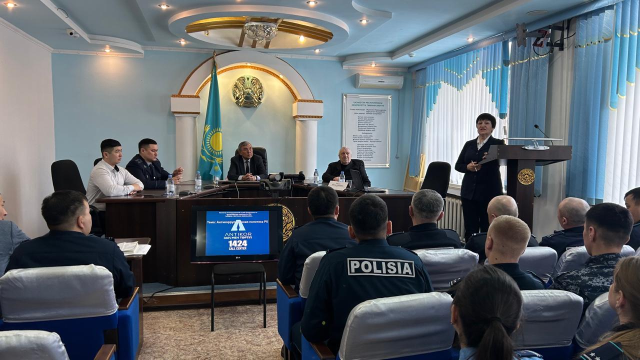 Заң мен тәртіп: Ішкі істер органдары қатарында жемқорлықтың алдын алу