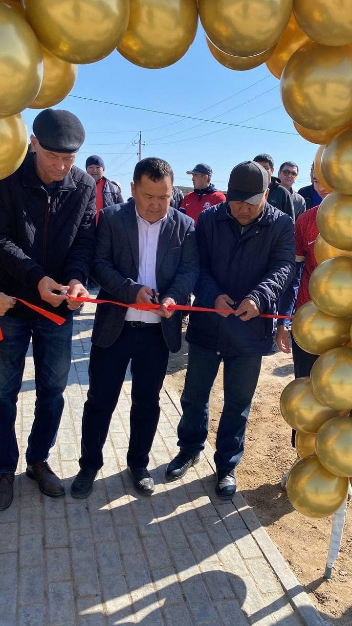 ШАРДАРА: ҚОССЕЙІТ АУЫЛЫНДА ЖАҢАДАН СПОРТ АЛАҢШАСЫ АШЫЛДЫ