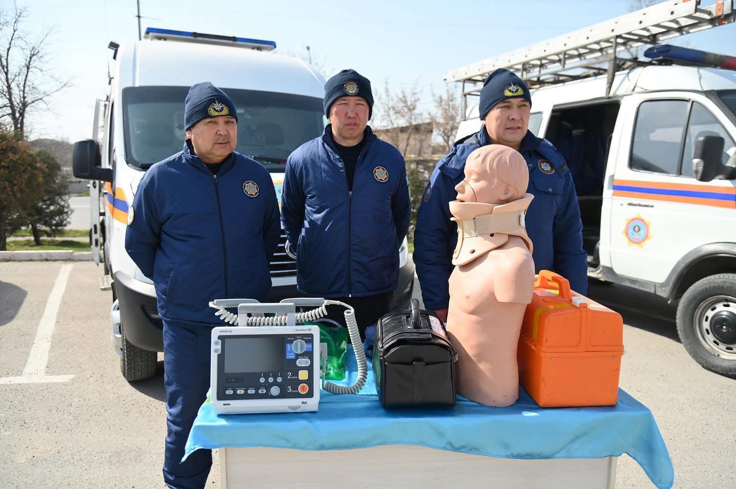 ШЫМКЕНТТЕ ТӨТЕНШЕ ЖАҒДАЙЛАР ДЕПАРТАМЕНТІНІҢ КӨРМЕСІ ӨТТІ