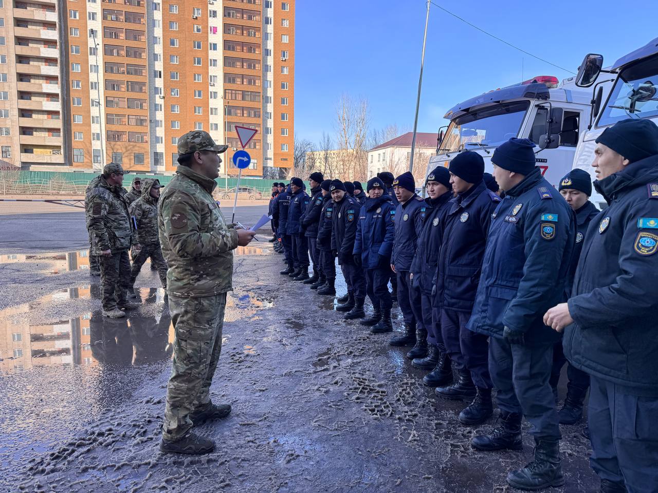 Ақмола облысына су тасқынымен күресу үшін күштер мен құралдар топтамасы жіберілді