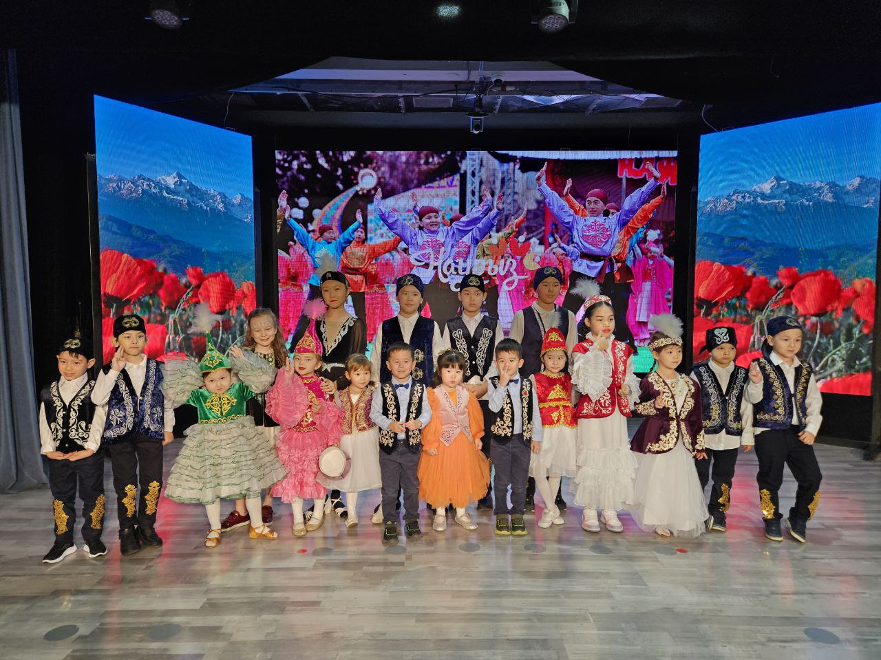 Kazakh children celebrated Nauryz in Georgia.