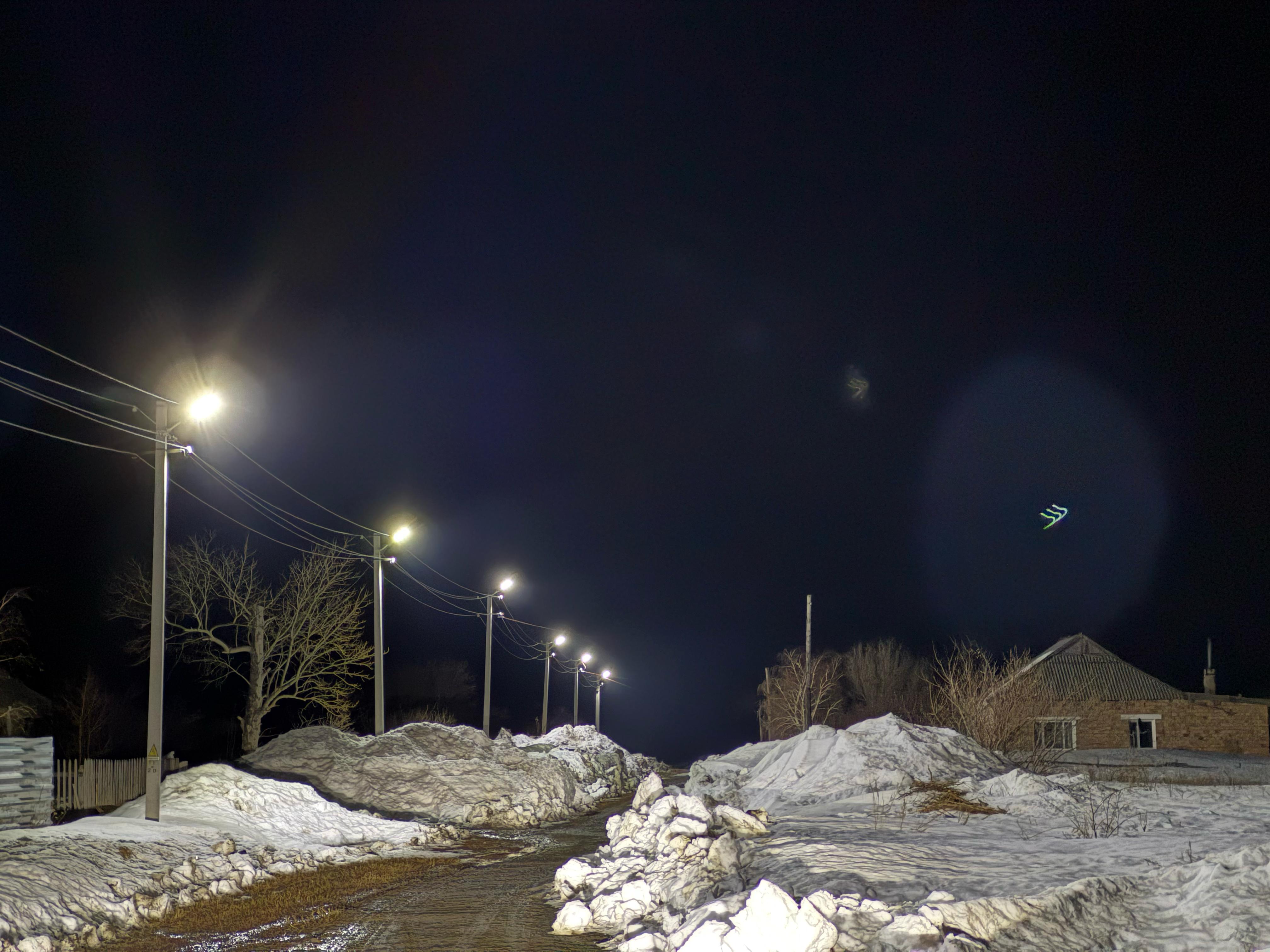 Жарқын Наурыз: Тастақ станциясында көше шамдары орнатылды