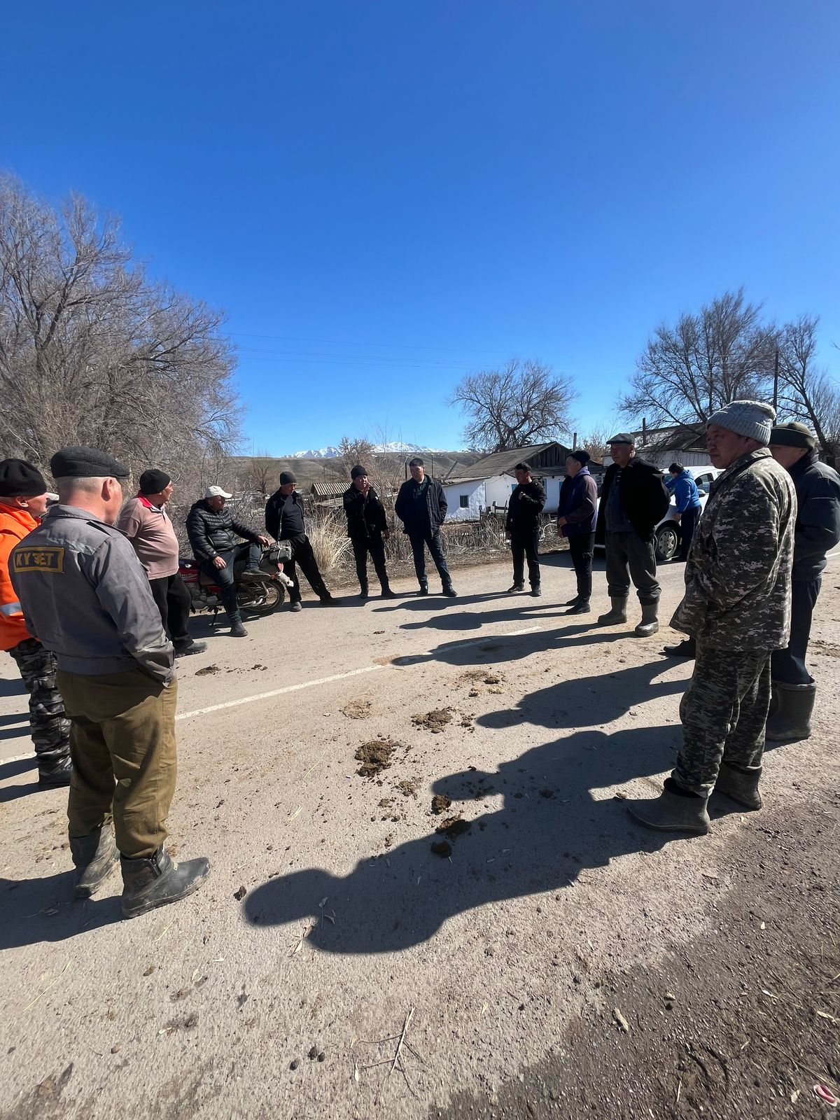 Қаспан ауылдық округі әкімі ауыл тұрғындарымен кезекті кездесуі
