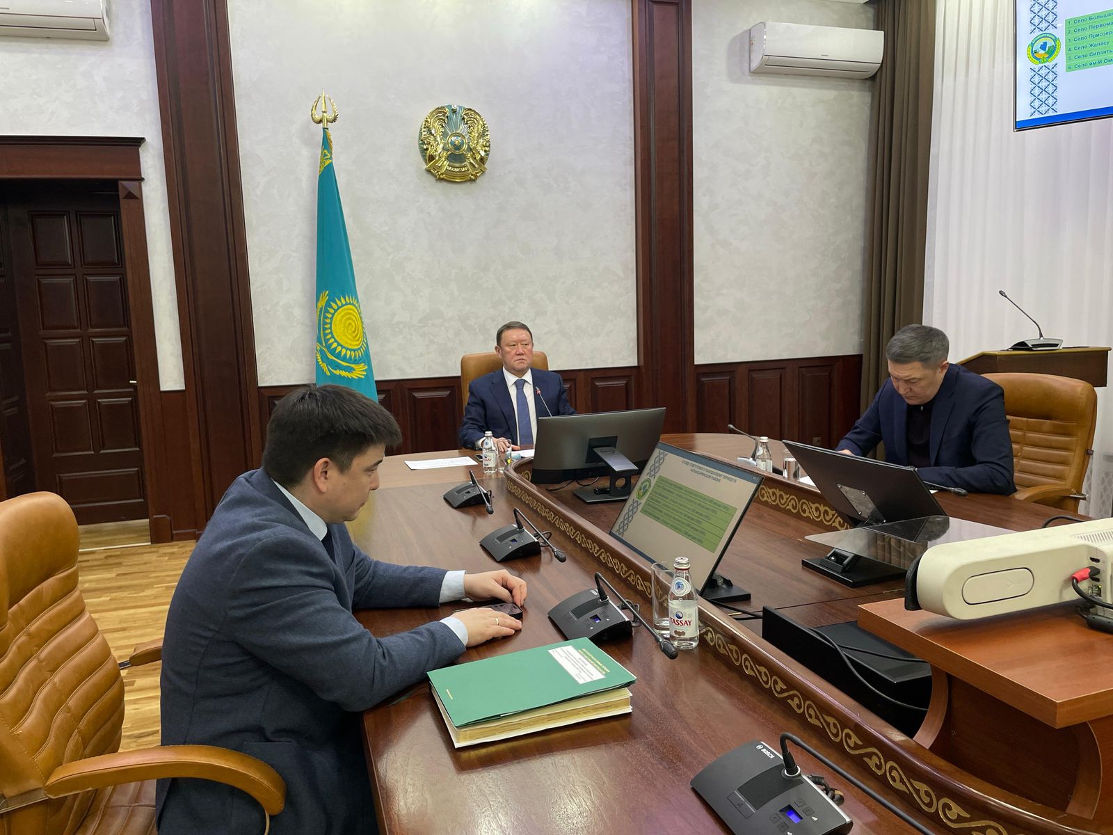 В Костанайской области прошло заседание оперативного штаба по паводковой ситуации