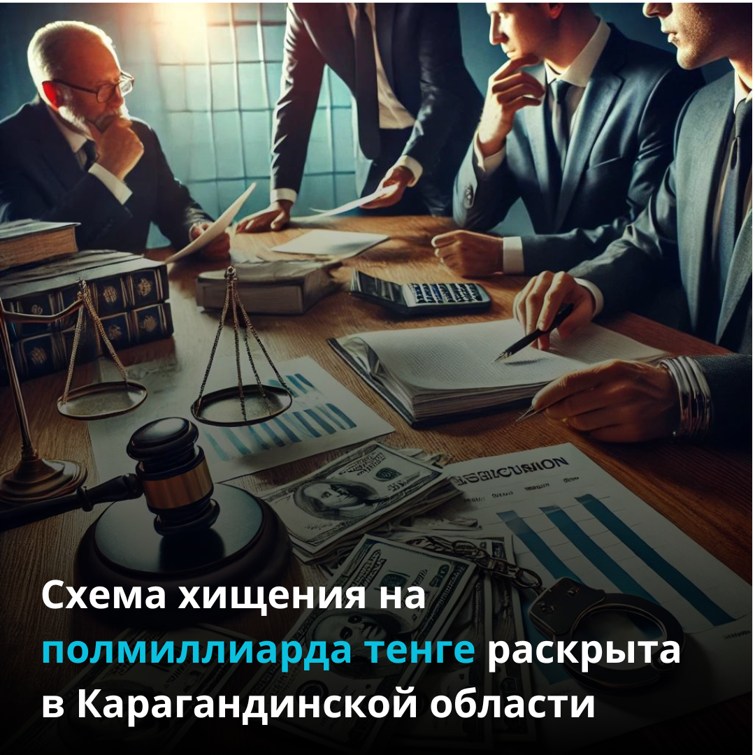 Схема хищения на полмиллиарда тенге раскрыта  в Карагандинской области