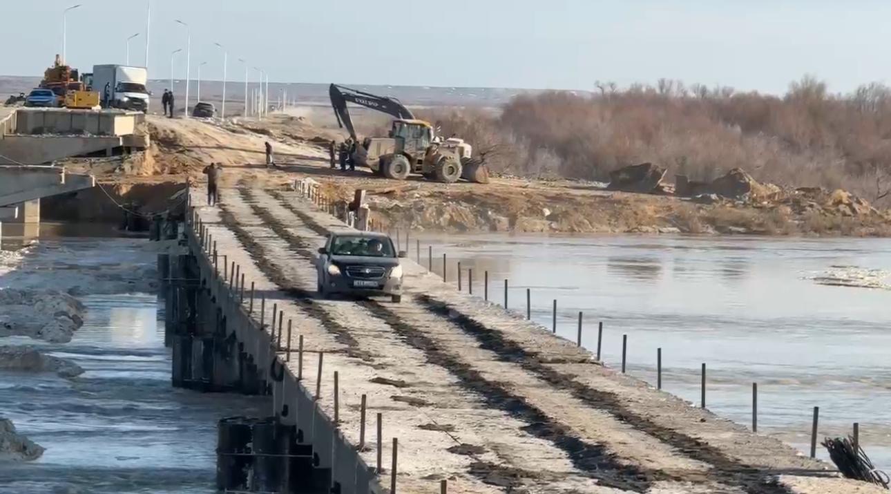 Ойыл ауылында техникалық көпір іске қосылды