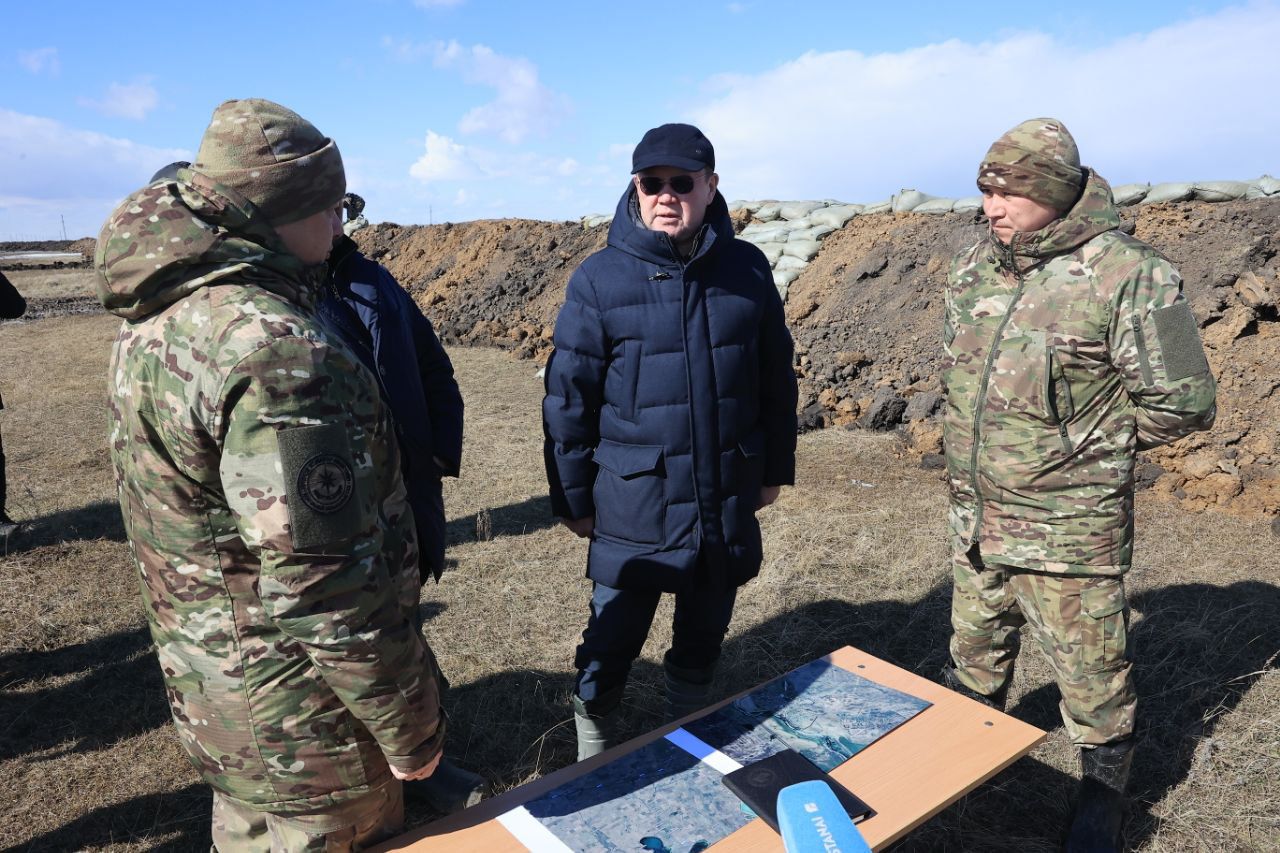 Противопаводковые меры в действии: Кумар Аксакалов проверил готовность Карасуского района к паводку