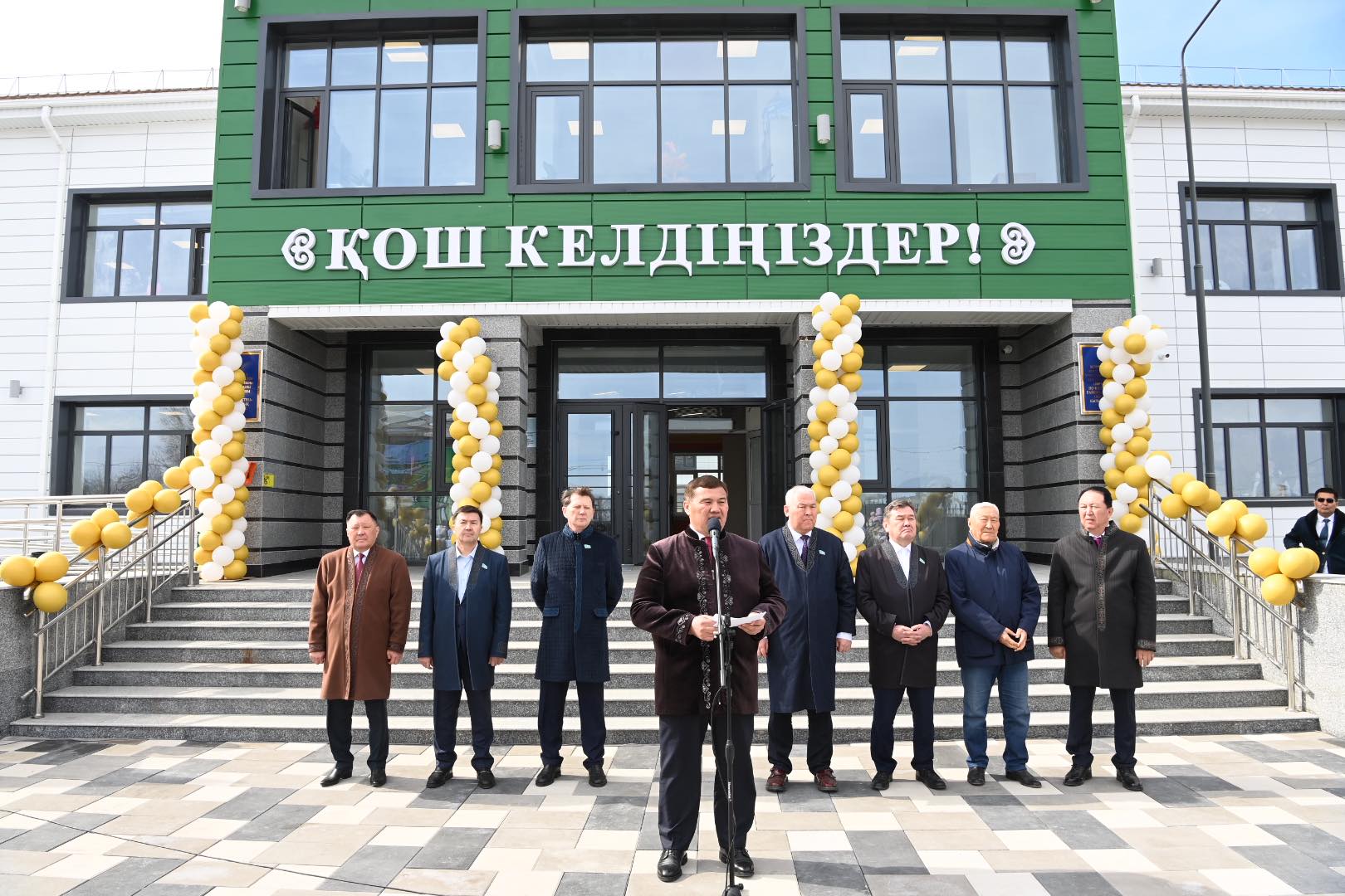 В селе Жанкожа батыр в Казалинском районе открылась комфортная школа на 300 мест