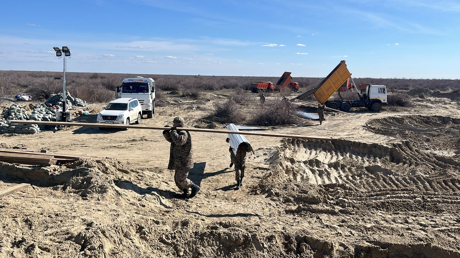 Атырау облысында су тасқынының алдын алу шаралары қарқынды жүргізілуде