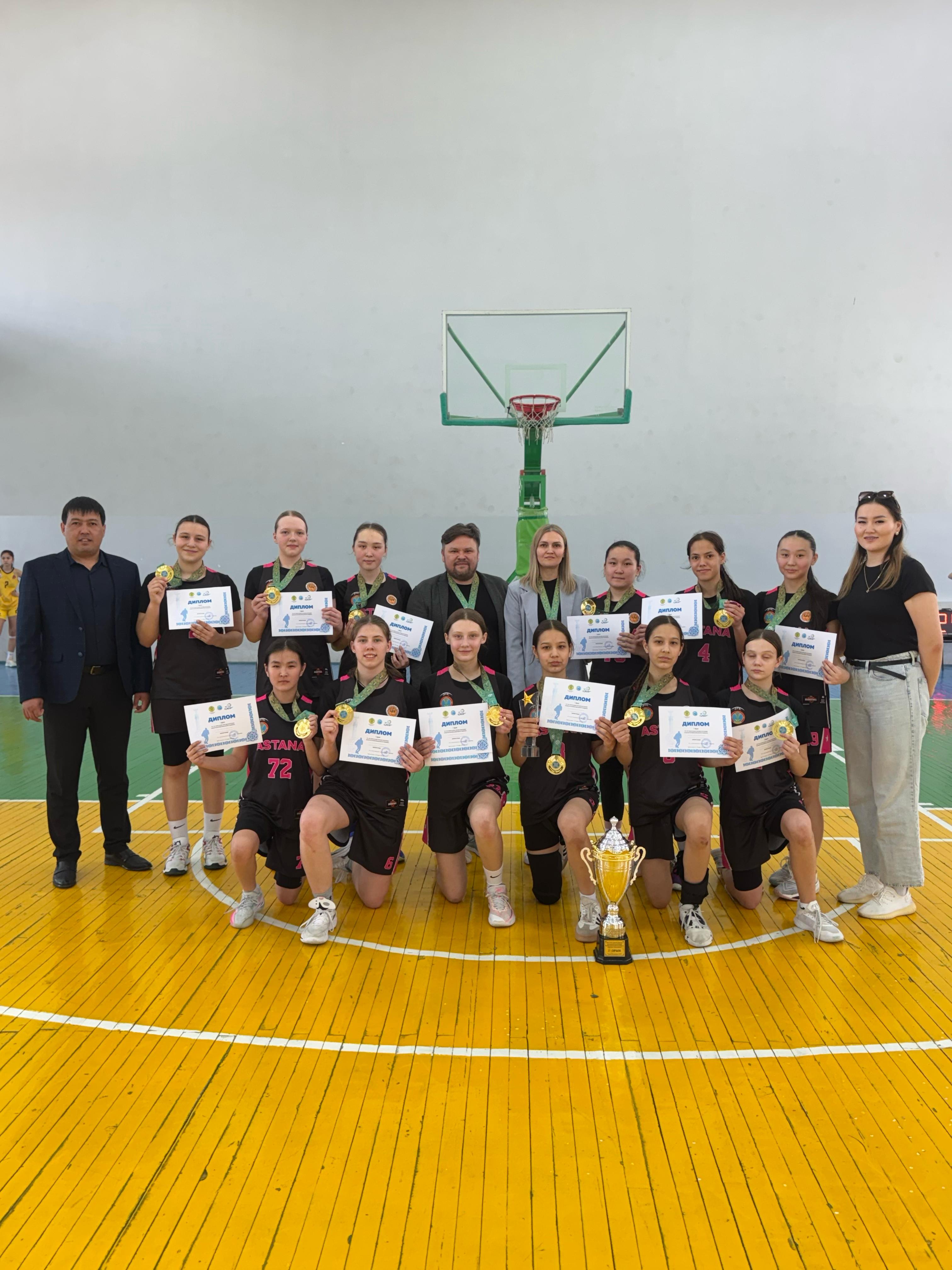 Елордалық баскетболшылар Қазақстан чемпионатында жеңіске жетті