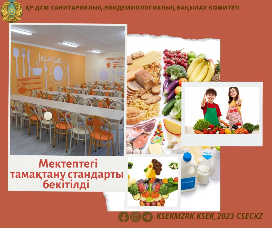 Мектептегі тамақтану стандарты бекітілді