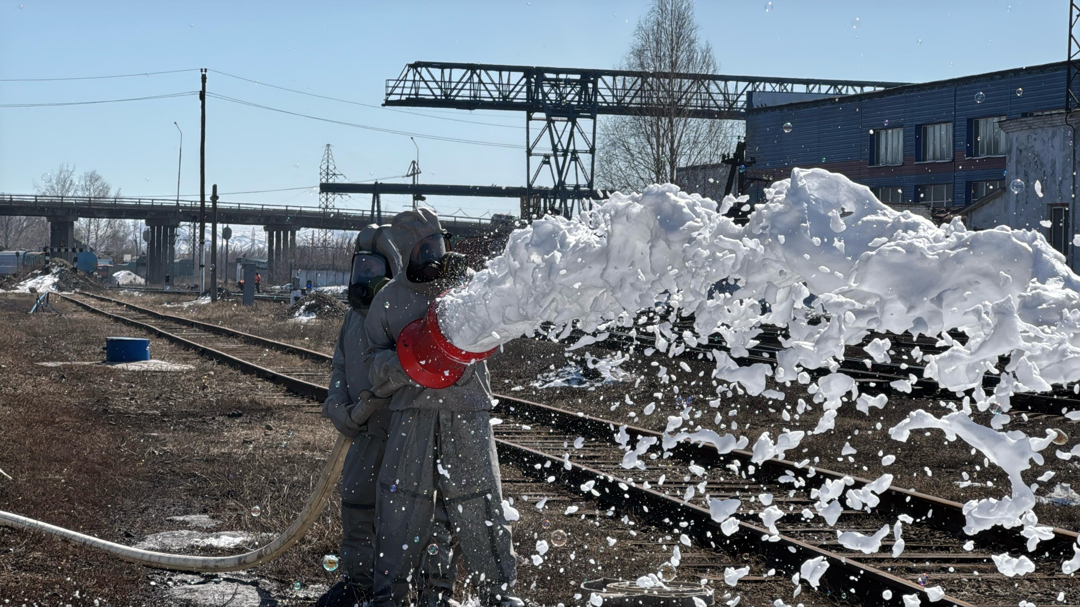 ШҚО құтқарушылары теміржол станциясындағы апат нәтижесіндегі іс-қимылдарды пысықтады