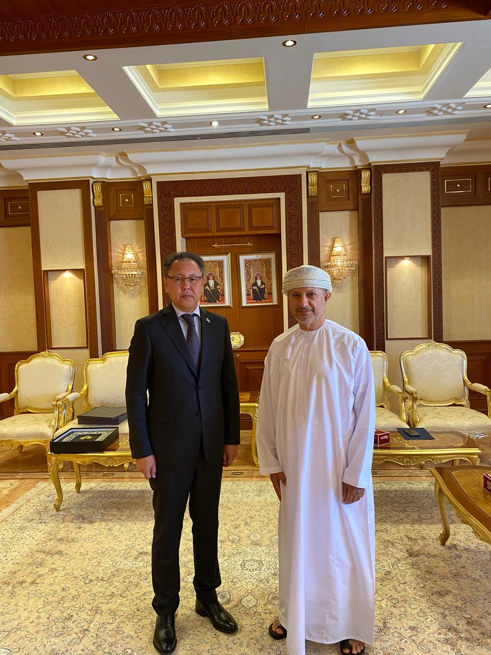 The issues of enhancing economic cooperation were discussed  with the Minister of Finance of the Sultanate of Oman