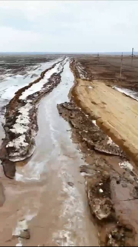 Ақтөбеде еріген суды бұру құрылысының нәтижелері байқалды