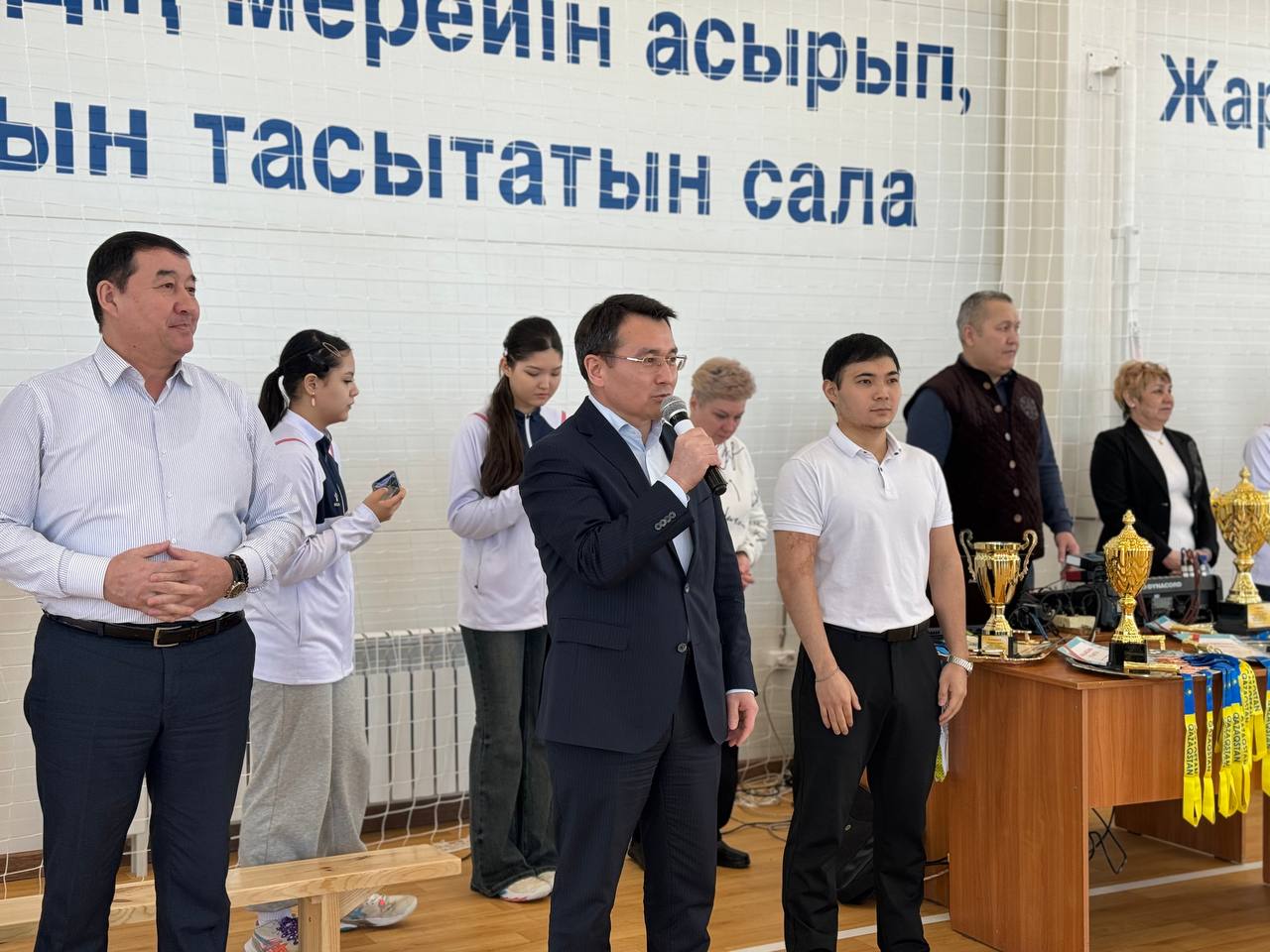 4 наурызда әйелдер командалары арасында волейболдан турнир өтті