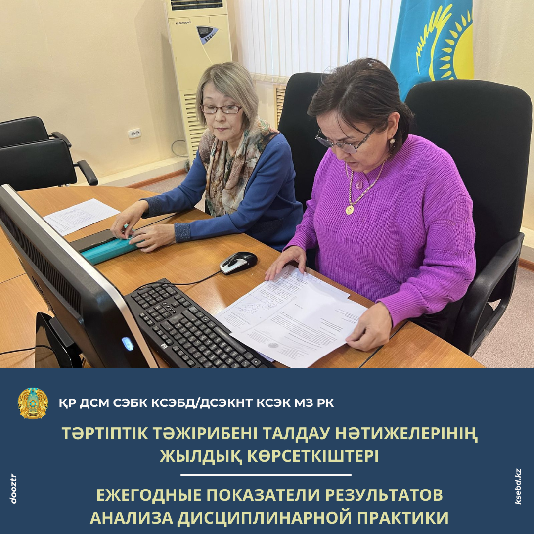 Тәртіптік тәжірибені талдау нәтижелерінің жылдық көрсеткіштері