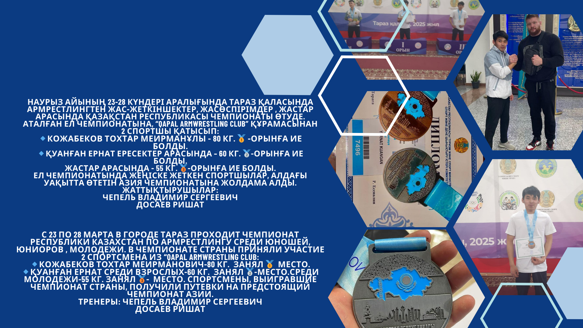 Армрестлингтен Қазақстан Республикасы чемпионаты 2025